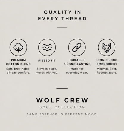 Wolf Crew Socks - 3 PACK